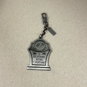 Disney Nightmare Before Christmas Jack Skellington Pewter Keychain by Harveys